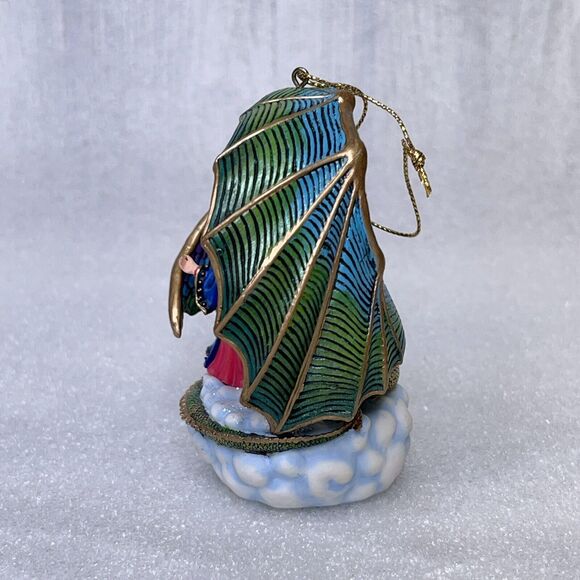 San Francisco Music Box Christmas Ornament CRYSTAL VISIONS DRAGON WITH MERLIN - Picture 3 of 11